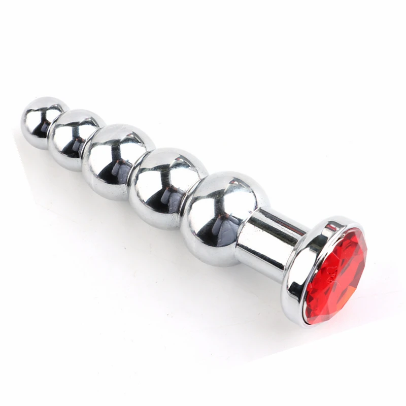 Plug Jewel Anal kleine bis große Perlen rosa blau lila Hintern Prostata-Massagegerät Anus Dilatator Sexspielzeug für Frauen_voghion.com