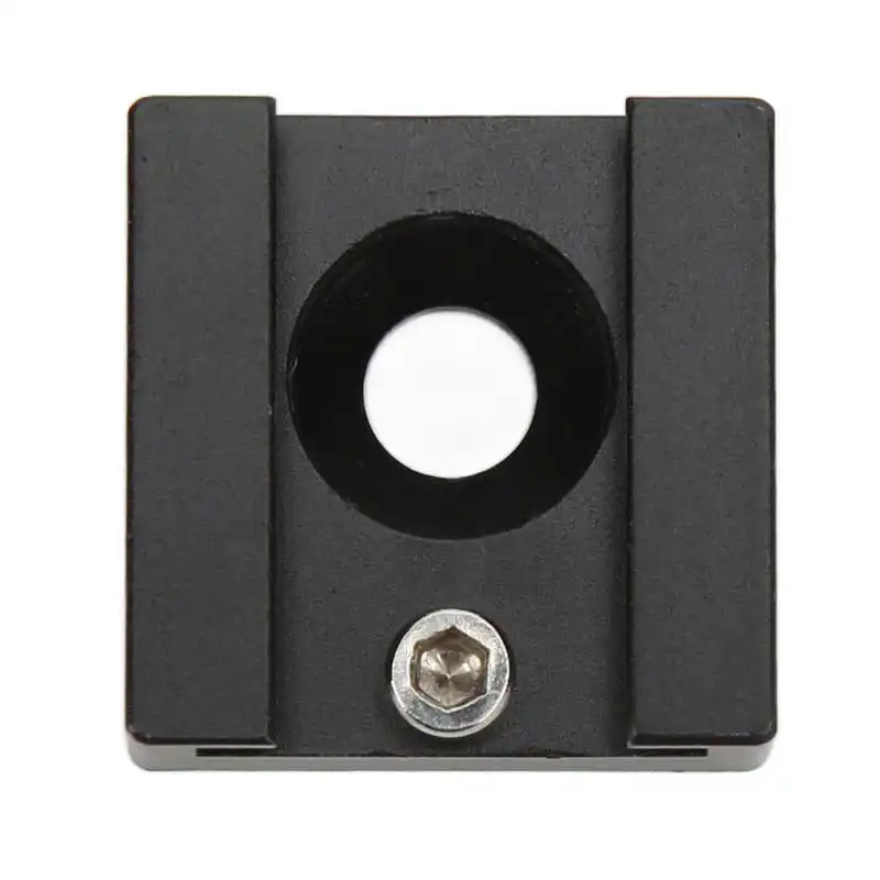 Cold shoe mount CNC processing cold shoe adapter 1/4in screw for device expansion