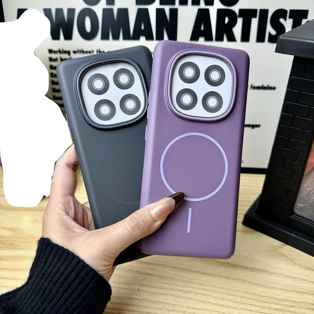 Luxury PC Matte Magnetic Shockproof Hard Phone Case - Ultrathin Design