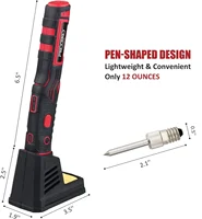 Cordless Soldering Iron 1800mAh Rechargeable Soldering Tool Professional Portable Welding Tool Electronic Soldering Kit - Image 6