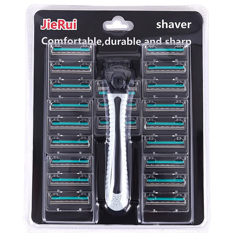 Men's Reusable Shaver with Imported Blades and Multi-Tool Head