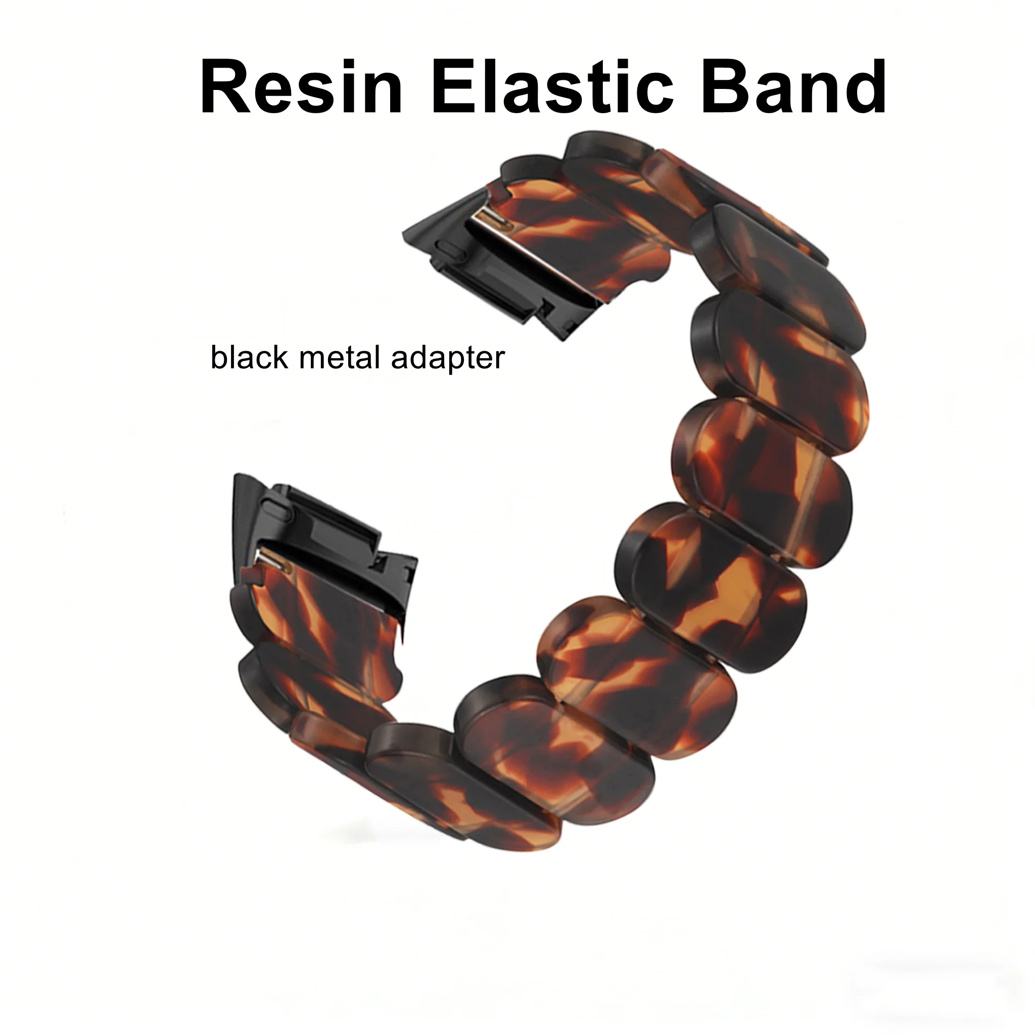 Resin Sport Elastic Strap Replacement Wristband Bracelet for Fitness Watch Accessories
