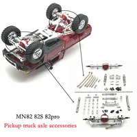 Chassis Reinforcement Parts Metal Upgrade for MN Model 1/12 MN82S 82 82pro LC79 RC Car  Front and Rear Assembly Kit 2