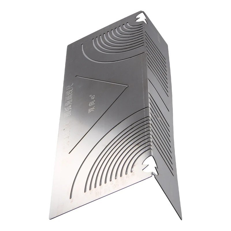 Precision Flex Angle & Arc Marking Tool, Adjustable Linear Arc Dual-Purpose Scriber, Square Steel Pipe Bend Tool