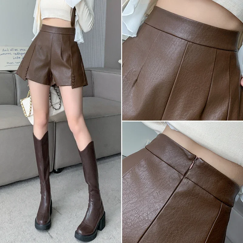 Рисунок 6 - Женские кожаные шорты с завышенной талией