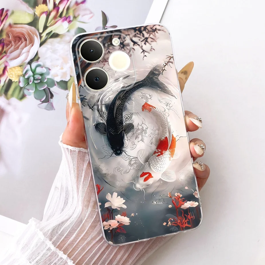 Cute Cat Painted Soft Slim Phone Case - Enhanced Protection with Stylish Design