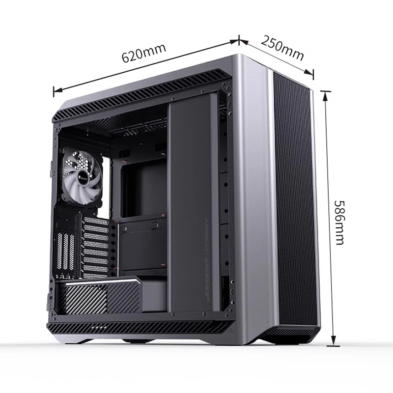 DIY computer case D500 high tower case supports ATX aluminum frame multi-hard drive expansion  ITX/M-ATX/ATX/EATX