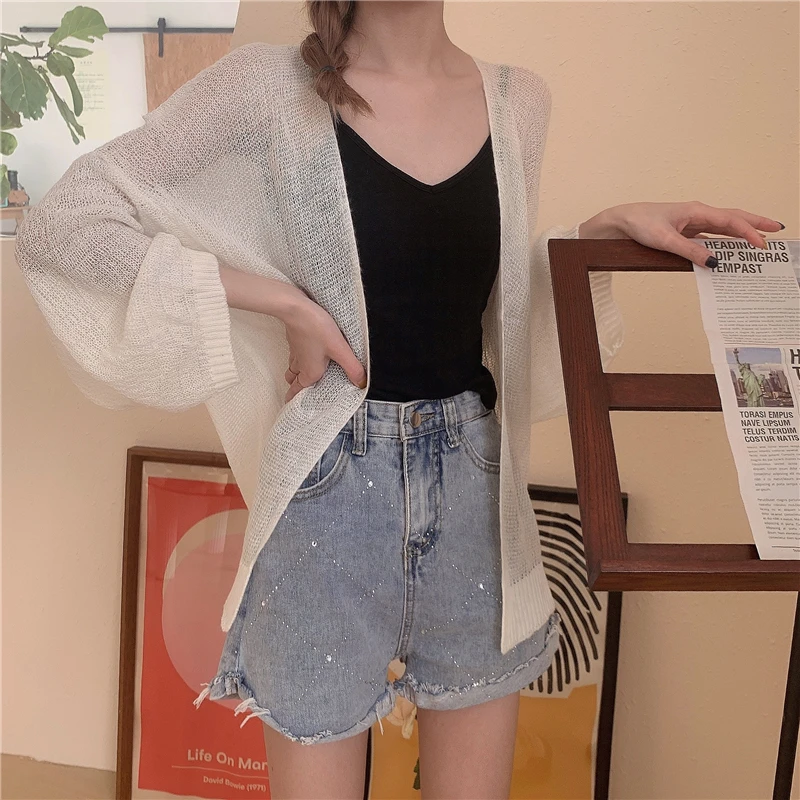 

Fall 2022 Women New Hot Selling Crop Top Sweater Cardigan Women Korean Fashion Netred Casual Knitted Tops Dropshipping BVy9063