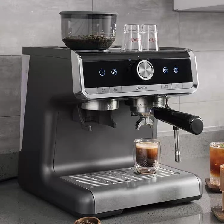 

Professional Coffee Equipment With Steam Rob And Chocolate Powder Function Espresso Commercial Coffee Machine