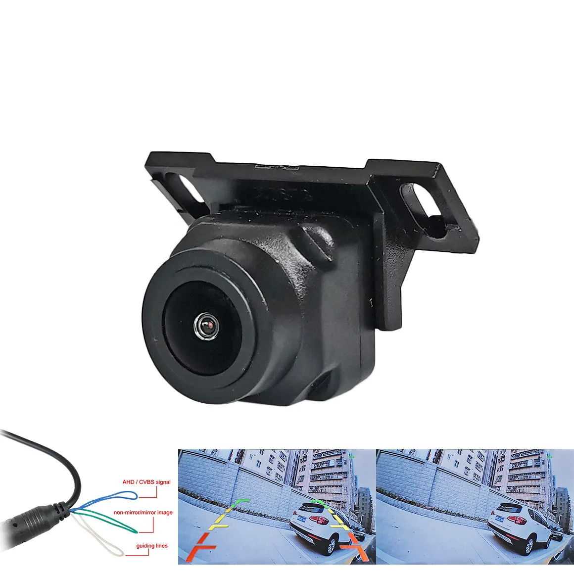 

DIYKIT 1280x720P объектив рыбий глаз HD AHD CCD Автомобильная камера 170 широкоугольная камера заднего вида Starlight ночное видение