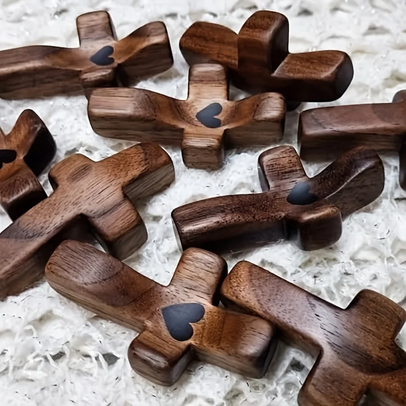 Wooden Pocket Cross Set 3