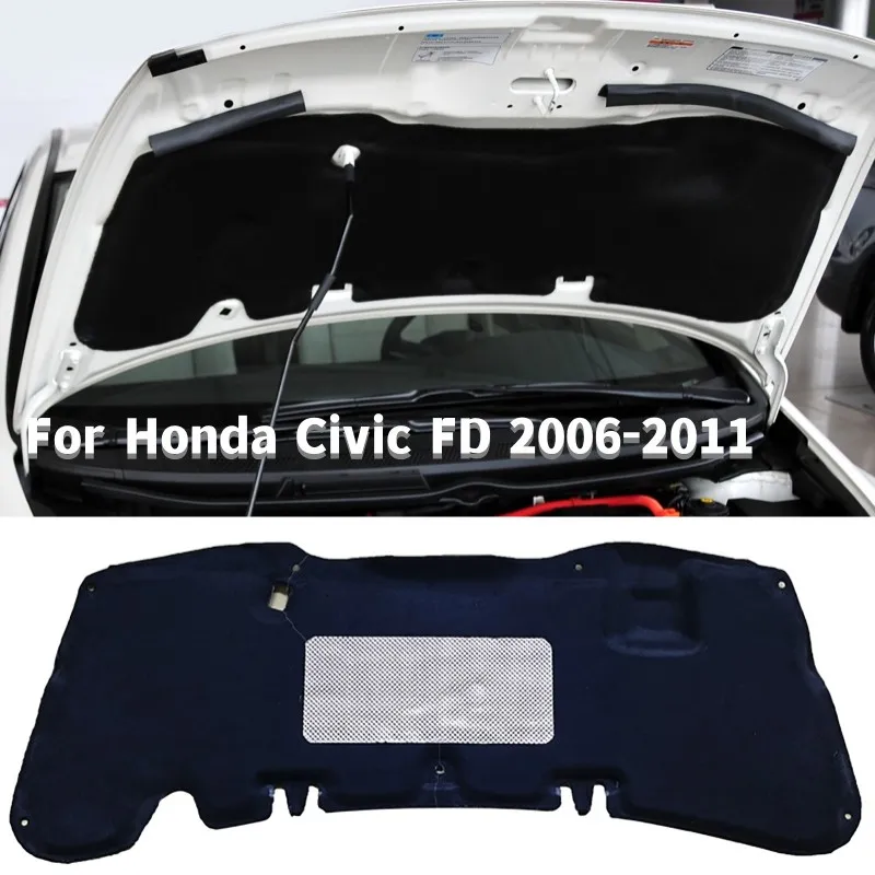 Auto Voorkant Motorkap Geluidsisolatie Katoen Geschikt Voor B-MW X3 X4 F25/F26 2011-2016, Motor Geluid Warmte-isolatie Pad Katoen Mat Motorkap Pad,A-Black