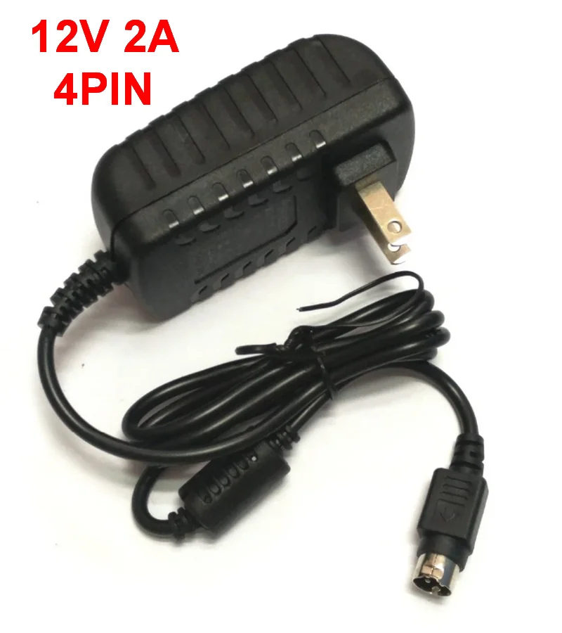 AC DC Adapter 12V 2A 4PIN for Hikvision Video Recorder 7804 7808H-SNH CWT KPC-024F DVR NVR Power adapter Adaptor charger adapter,power supply adapter