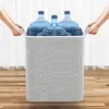 Foldable Non Woven Zippered Storage Bag Portable Quilt Storage Basket Large Capacity Wardrobe Sorting Storage Bucket With Handle 4