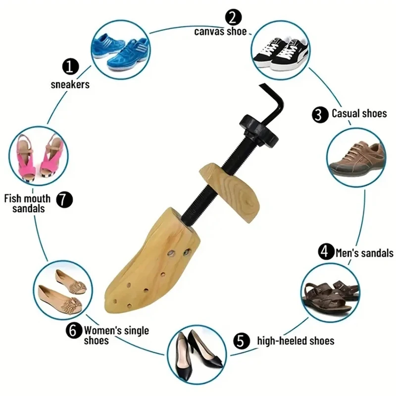 Unisex Adjustable Flats High Heel Boots Extended Shoe Stretcher Perfectly Shape Your Shoes 1pc shoe stretcher shoe accessories