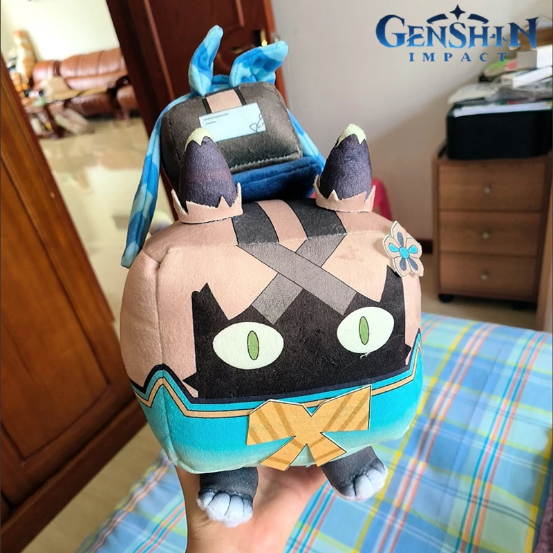 Gvavaya Game Cosplay Genshin Impact Kirara Cat Box Plush 30cm Height