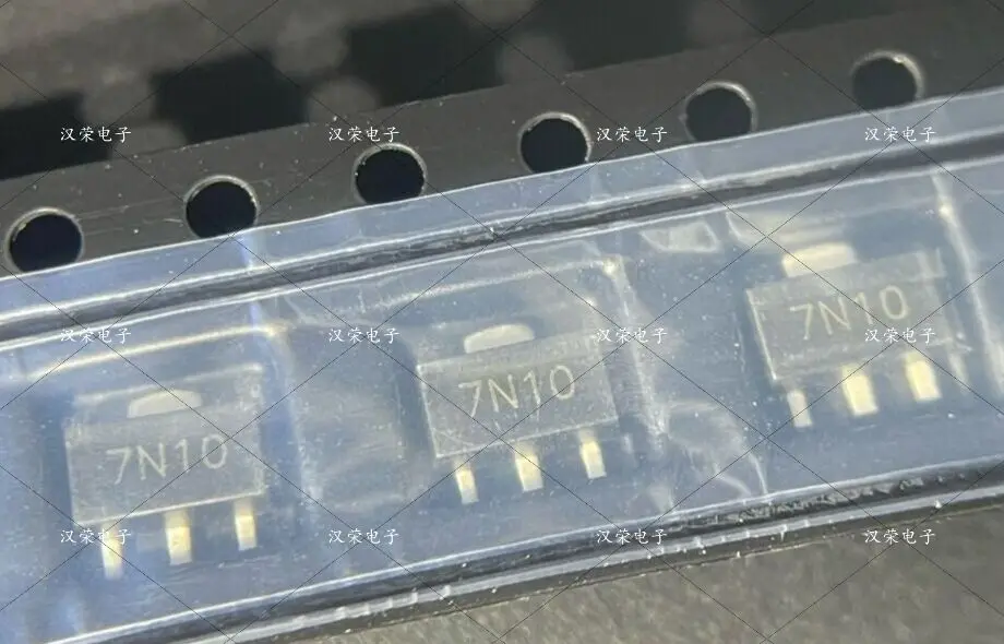 

Новинка, оригинальный ZXMN10A07ZTA ZXMN10A07Z, 10 шт./50 шт./100 шт./500 шт., модель 100V 1A, модель 7N10 с шелковым экраном