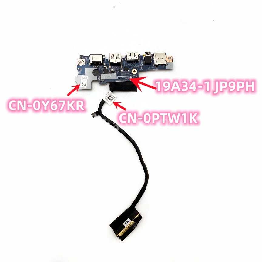 For Dell Latitude 3410 3510 E3510 E3410 USB Audio Port Wlan IO board