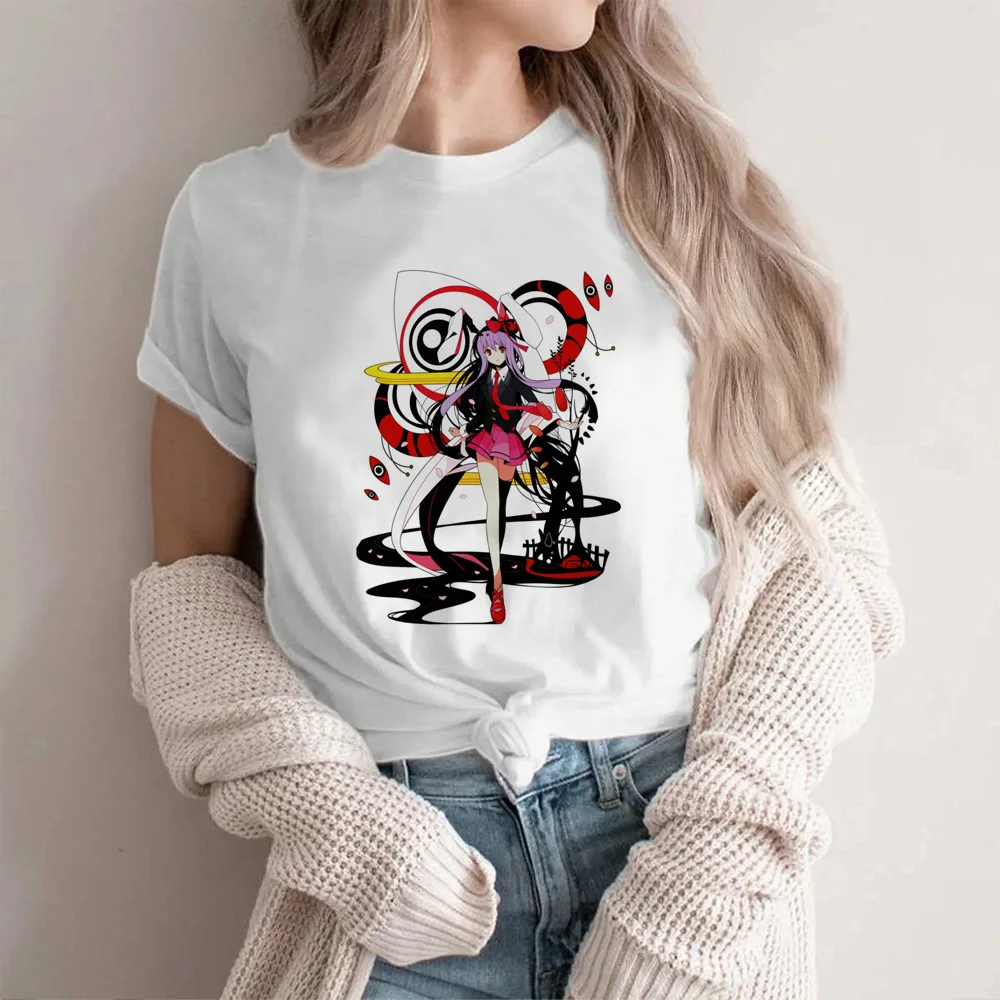 

Футболки Touhou, женская футболка с графическим принтом, уличная одежда для девушек с мангой, одежда в стиле Харадзюку