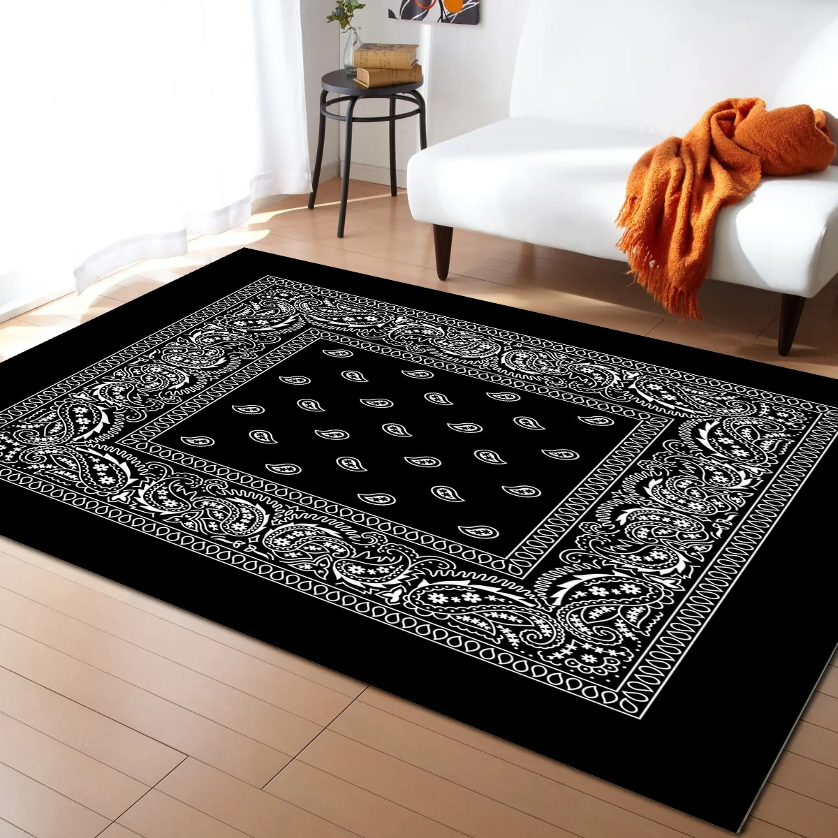 3 Colors Bandana Area Rugs, Built To Last Hallway Entry Area Rug for Living  Room,Bedroom,Kitchen and Bathroom(40*60/50*80/40*120/50*120/50*160cm)