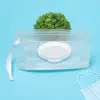Eco-Friendly Snap Strap Cleaning Clamshell Box Wet Wipes Bag Napkin Storage Pouch Cosmetic Container Wipes Case 3