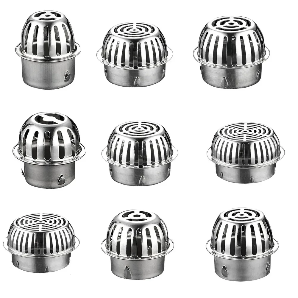 Balcony Roof Floor Drain Stainless Steel Large Displacement Anti-Blocking Outdoor Rain Bucket