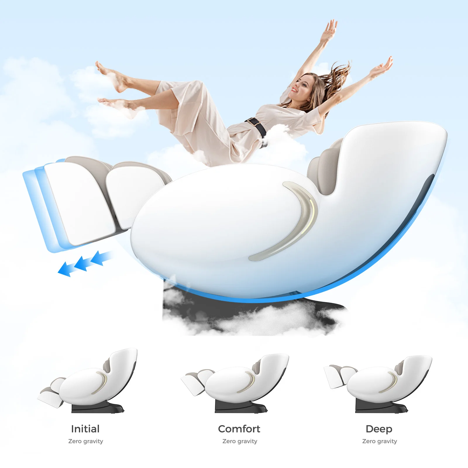2 Year Warranty 4D SL Airbag Zero Gravity full body Massage Chair Home 3D Office Foot Roller Shiatsu Office Chair Massage Sofa 5