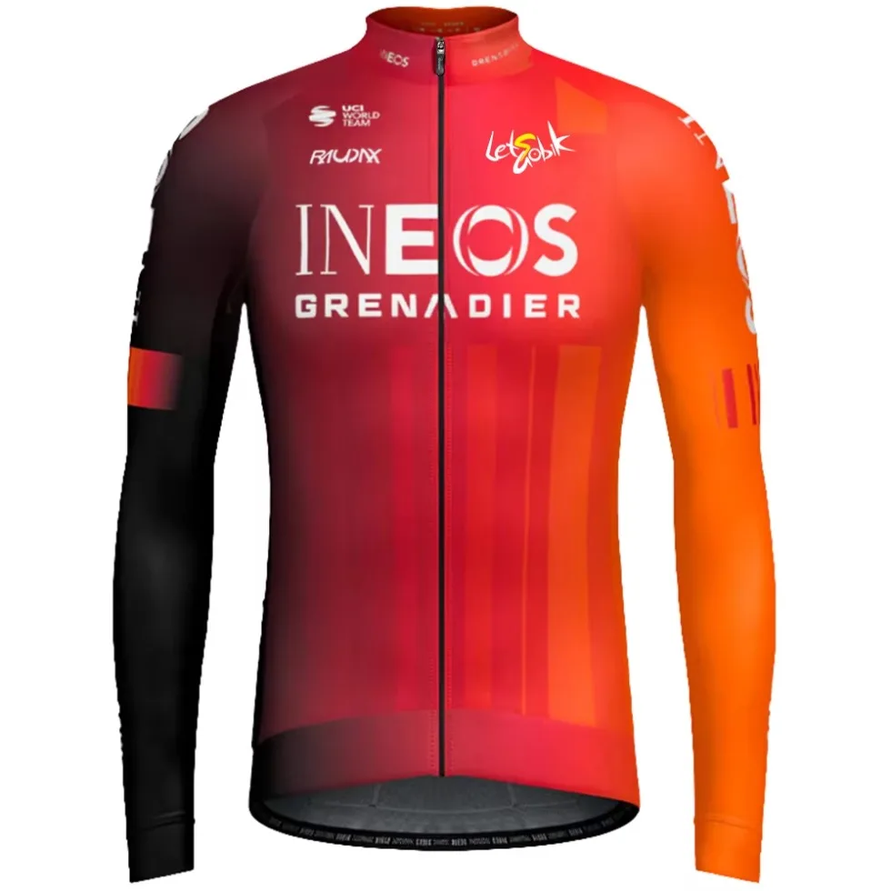 Cycling Jersey Cycling Shirt Cycling Suit Cycling Jersey Set LETS GOBIK Ineos Grenadiers Team Men Cycling Set Racing Unisex Clothing Suit Breathable Mountain Bike Clothes Sportwears