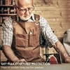 Thickened Canvas Tool Bag Wear Resistant Waterproof Apron for Kitchen Home Gardening Electrician Storage Bag Waist Apron 2