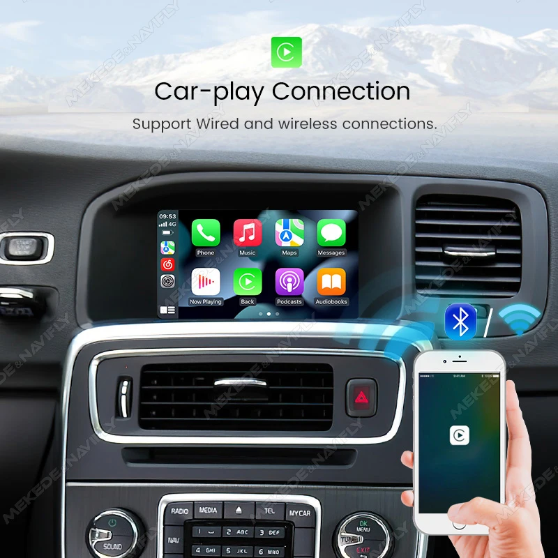 NaviFly OEM ȭ ׷̵    ī÷ ڴ ڽ,  xc60 s60l v60 v40 s60, ȵ̵ ڵ ̷ L-ũ 