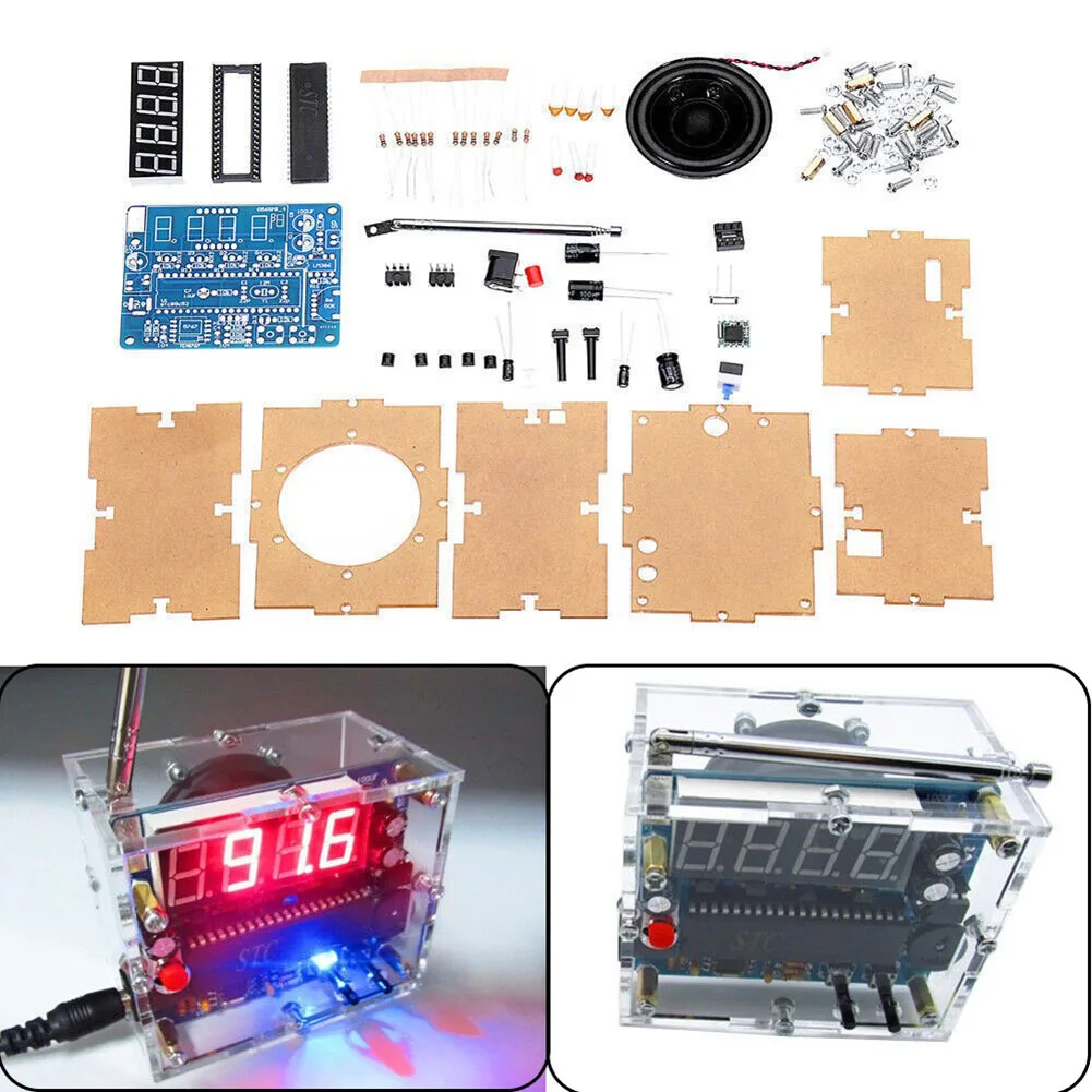 

TEA5767 Radio DIY Kit FM Digital Radio Electronic DIY Soldering Kit Kids Gift DIY FM Radio Components 87MHz-108MHz