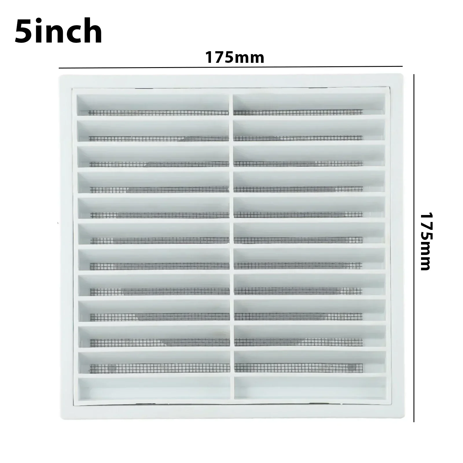 Air Outlet Grille Wall Ceiling Air Vent Ducting Ventilation Exhaust Grille Cover Plastic Outlet Heating Cooling System Accessories