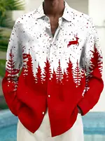 Chemises pour hommes, chemises boutonnées, chemises décontractées, printemps et été, manches longues imprimées, quotidien, à la mode, confortables 2