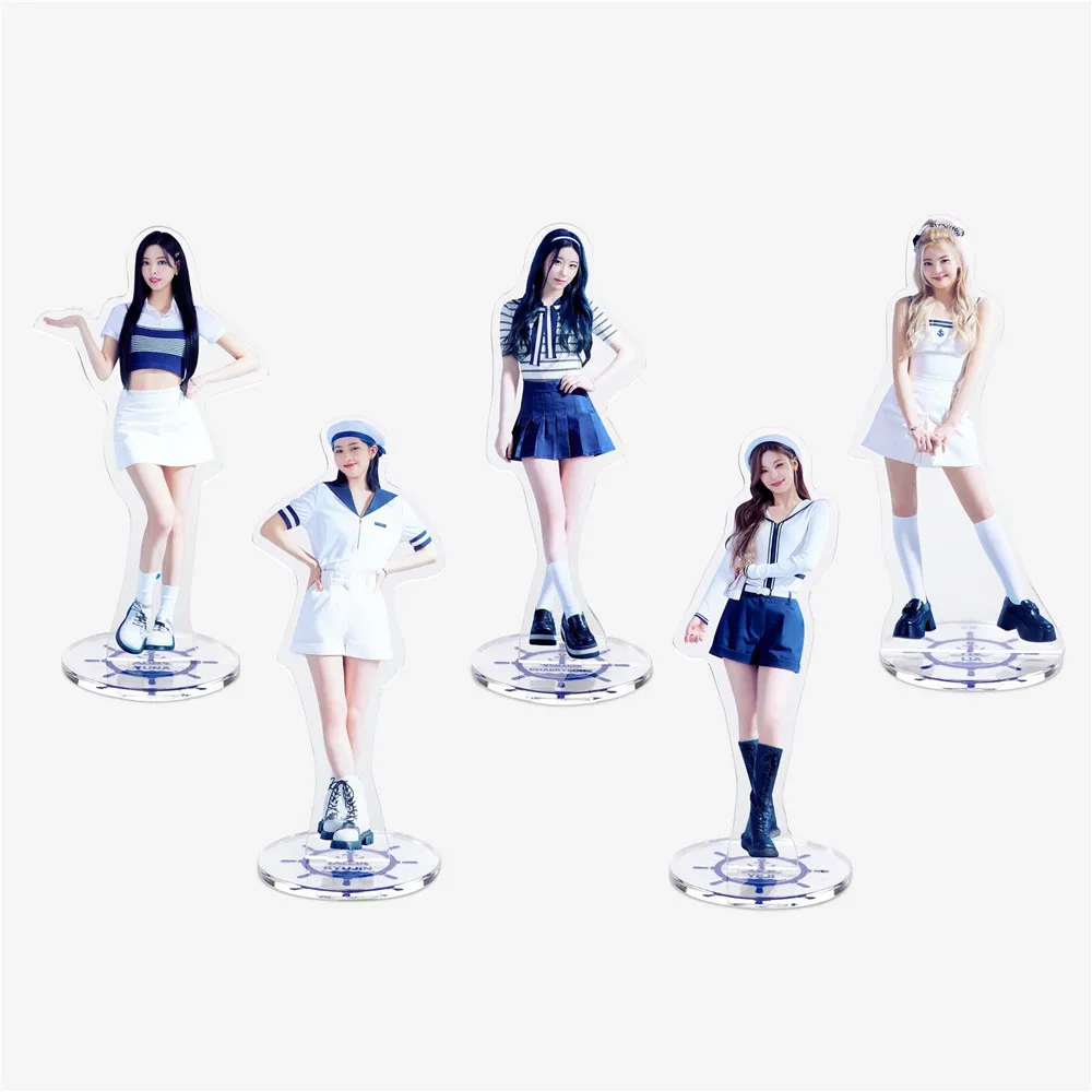 

Kpop 10cm ITZY Stand Figure Acrylic Transparent Board Desktop Yeji Lia Ryujin Chaeryeong Yuna Gift Fans Collection