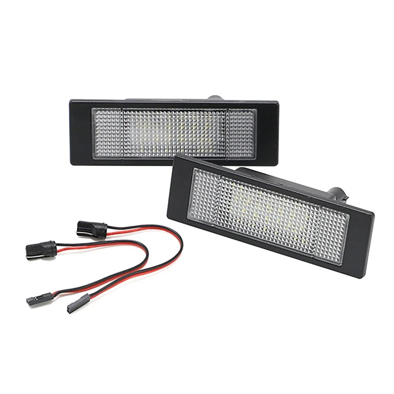  Nslumo Lot de 2 ampoules LED pour plaque d'immatriculation  compatible avec B/MW E81 E87 E63 E64 E89 Z4 F20 F21