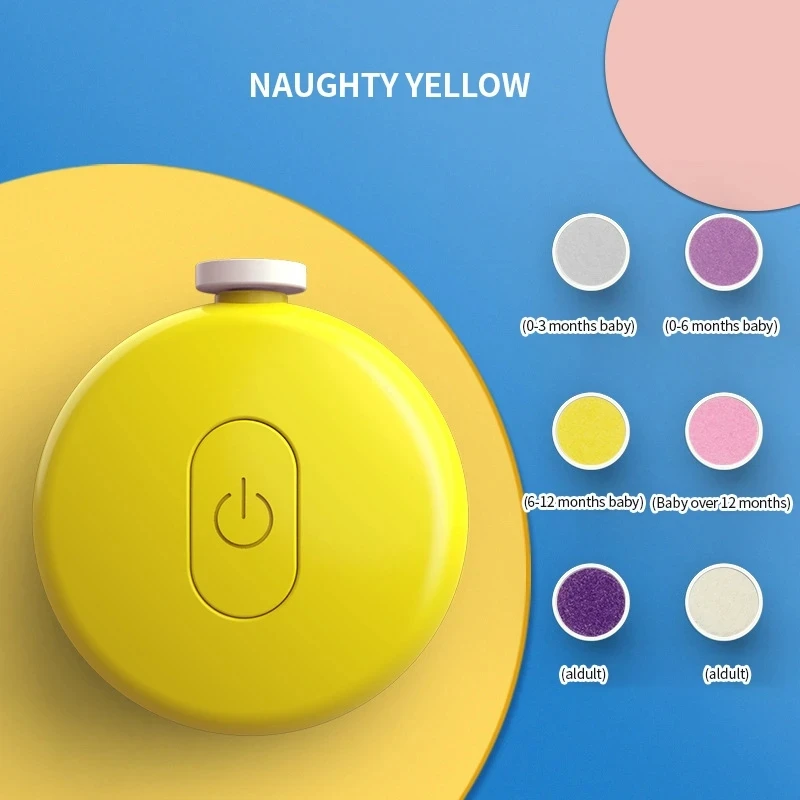 Baby Electric Nail Trimmer Nail Polisher Tool Baby Care Kit Manicure Set Filer Clippers Cutter For Newborn