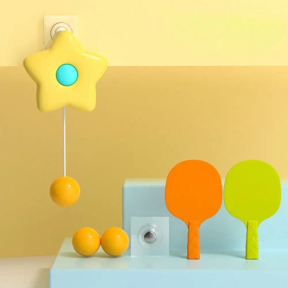 Hand-eye Coordination Parent-child Interaction Prevention of Myopia Ping Pong Rackets Hanging Table Tennis Trainer