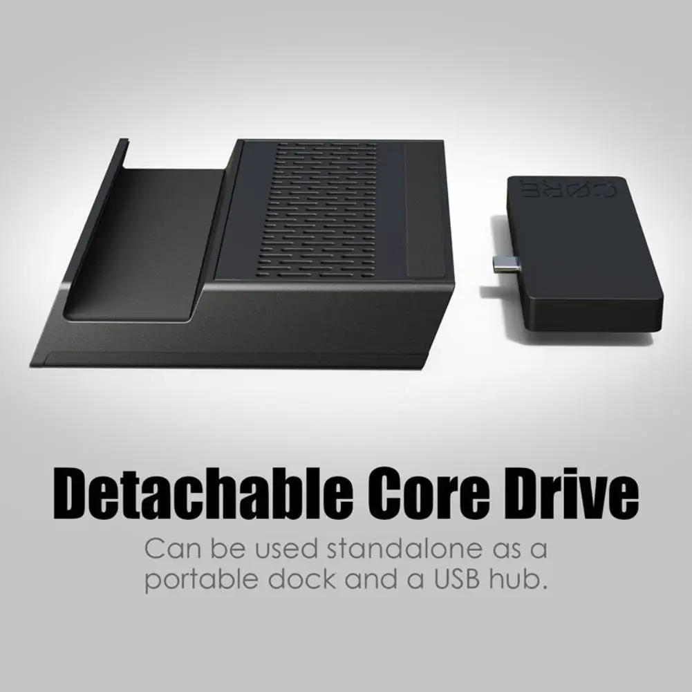 휴대용 도킹 스테이션 USB C 허브 (ROG, Xbox Ally X, Steam Deck 게임용 핸드헬드 확장 도크, 노트북 PC 전자기기용)