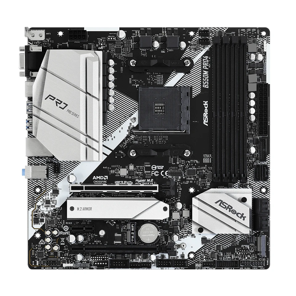 New AMD kit Ryzen 5 5600 R5 5600 CPU + ASROCK B550M Pro4