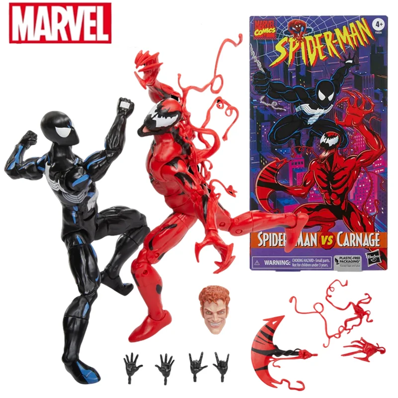 【新品未開封】MLスパイダーマン vs カーネイジ フィギュアセット Marveles スタジオ伝説スパイダーマン Vs カーネイジアクション