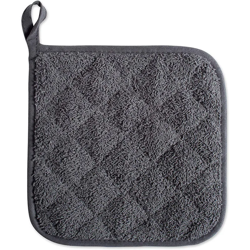 2pcs Pot Holders Heat Resistant Cotton Mat Baking Hot Pads Table Placemat Accessories horno Non-slip Potholder Cushion Kitchen