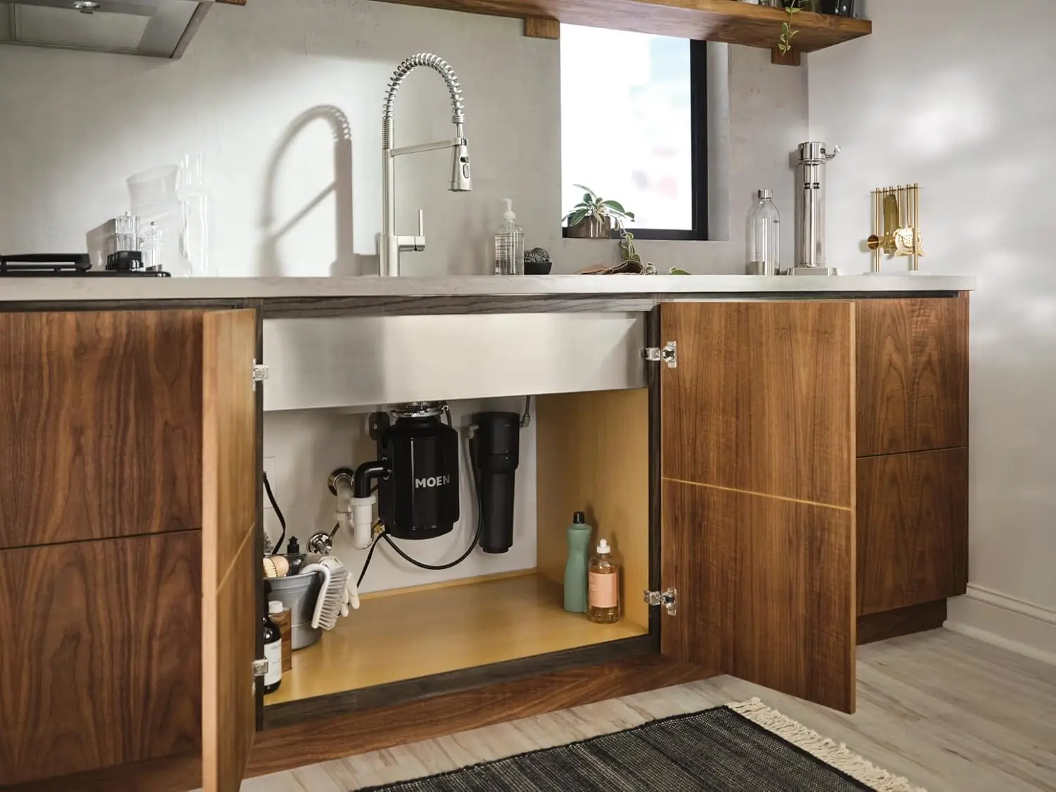 Host Series 3/4 HP Continuous Feed Garbage Disposal with Sound Reduction for Kitchen Sink, Power Cord Included, GXS75C 2