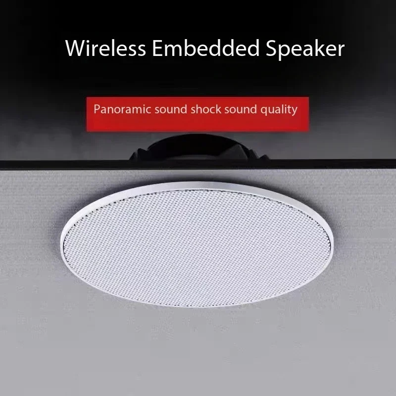 30W 홈 시어터 무선 Caixa De Som Bluetooth 벽걸이 형 천장 스피커 서브 우퍼 내장 방송 시스템 TWS 지원 TF
