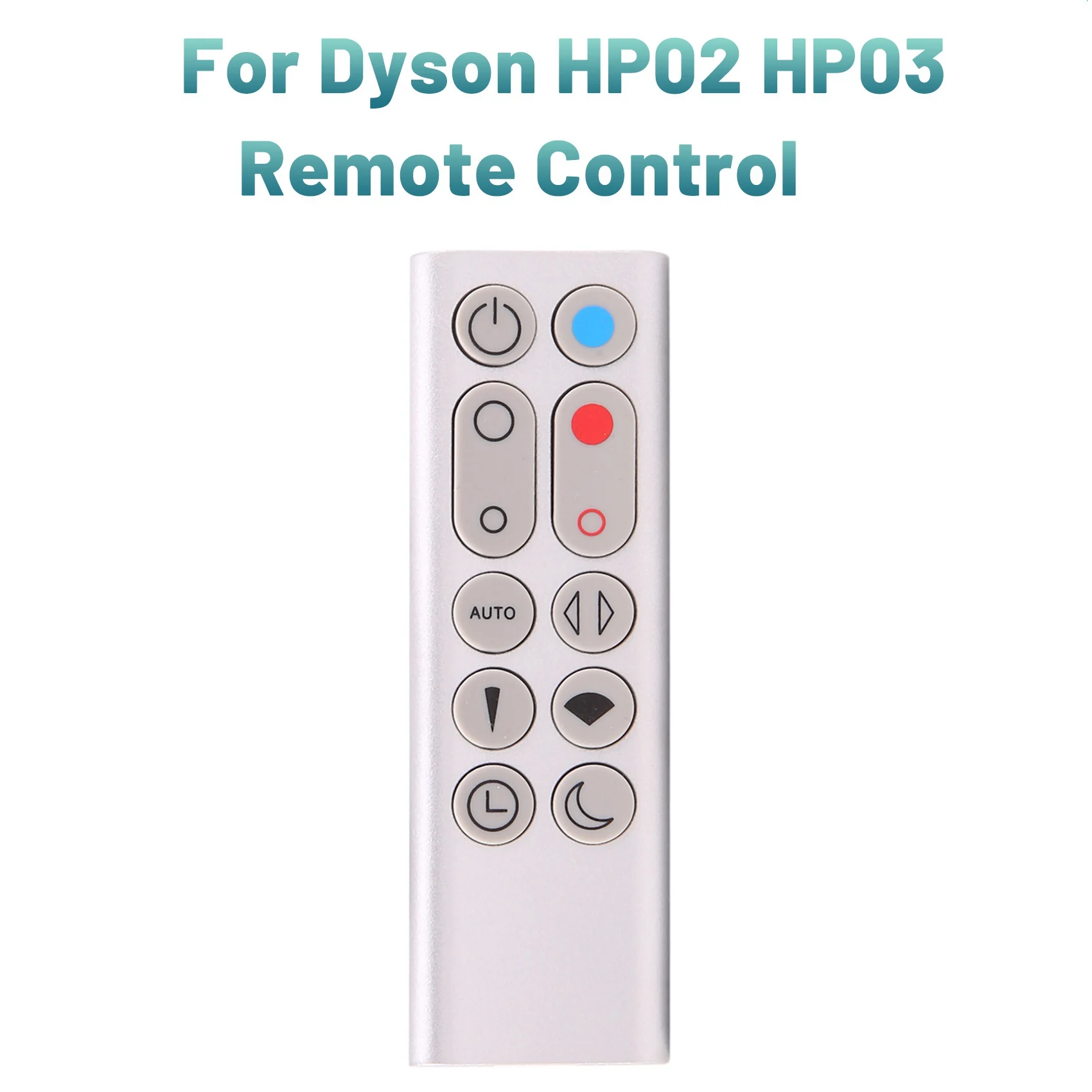 Replacement Remote Control HP02 HP03 for Dyson Pure Hot+Cool Link HP02 HP03 Air Purifier Heater and Fan(Silver) HOT