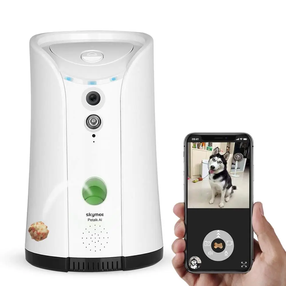 

Skymee Pet Feeder Intelligent Feeding Dog Camera Monitor Dog Puppy Machine
