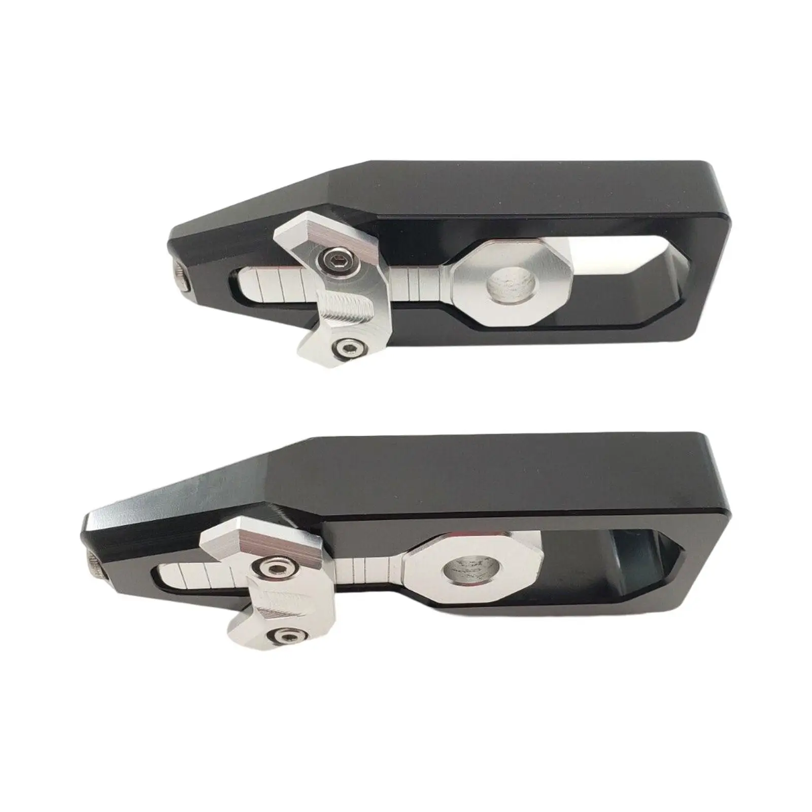 2PcsMotorcycleChainAdjustingAlignmentToolChainAxleAdjusterKit