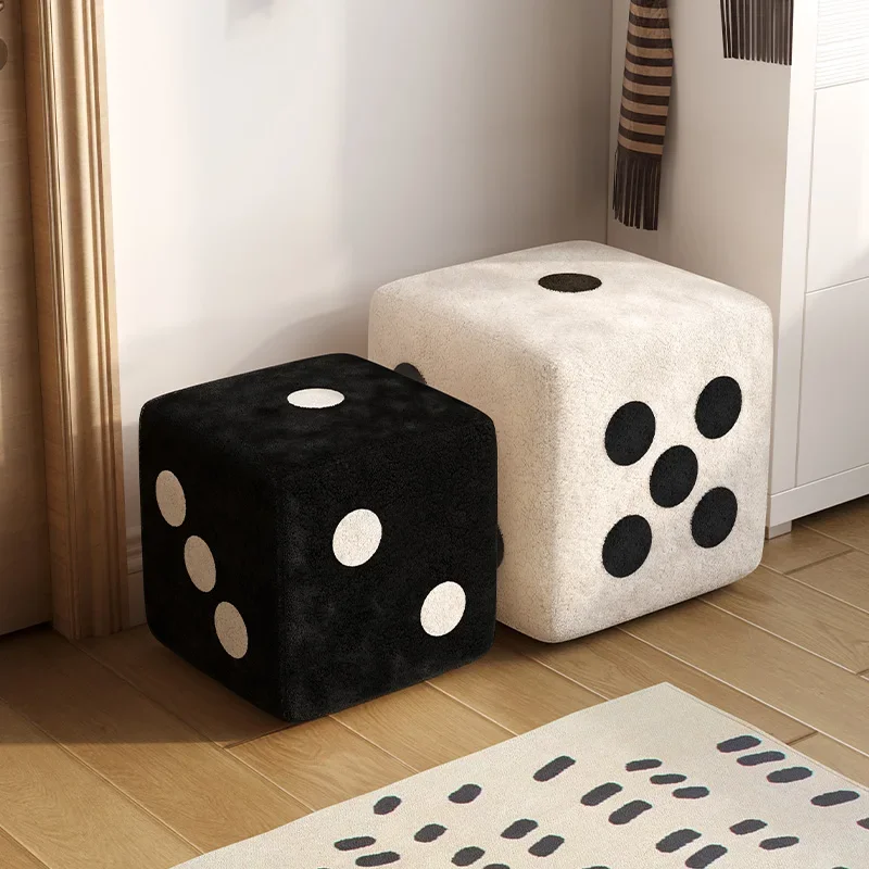 Household Doorstep Shoe Change Stool Dice Stool Solid Wood Foot Sieve Small for Children