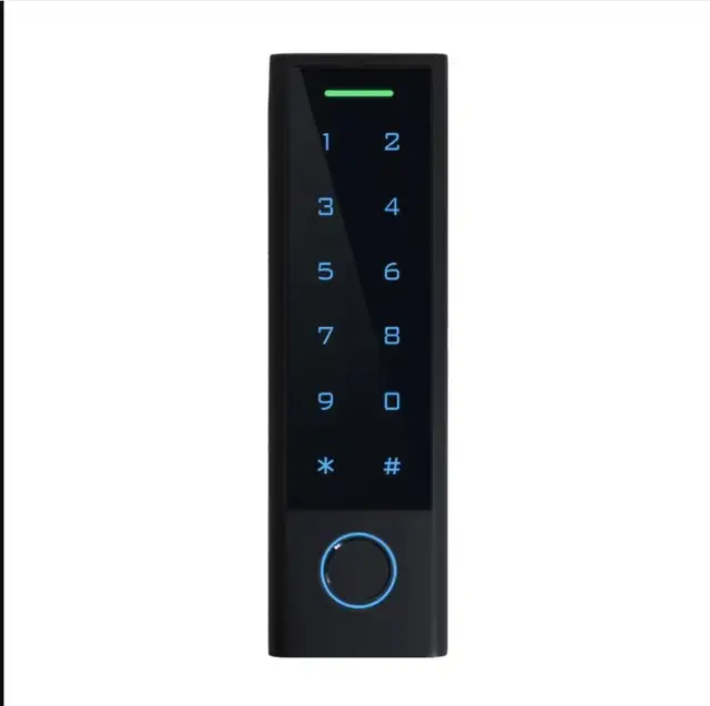 125KHZ EM Waterproof Standalone ABS Fingerprint Access Controller RFID Wiegand Reader Touch Keypad For Outdoor Use 2