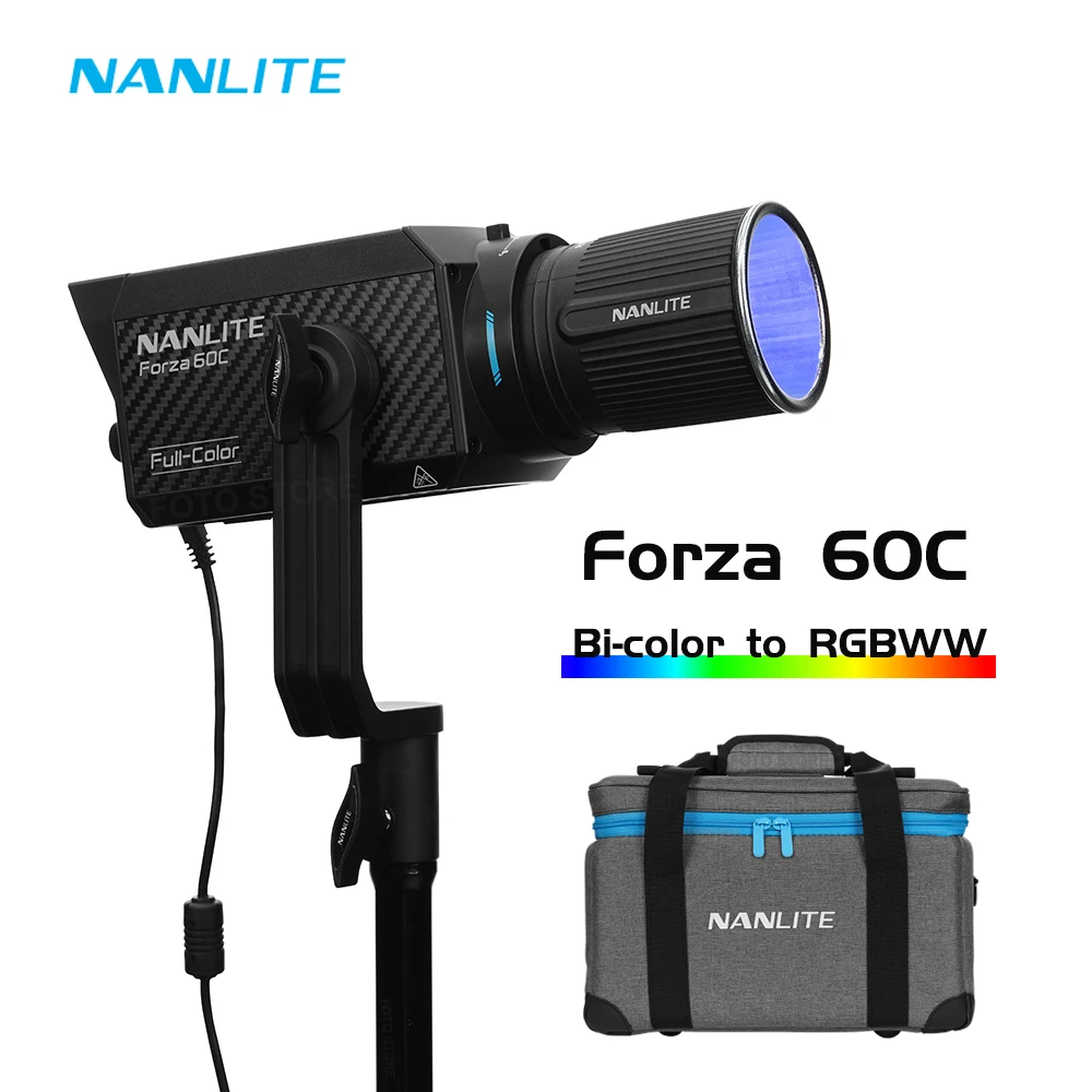 Ninlite forza-cob Rdmランプ,60c rgb LEDライト,1800-20000k