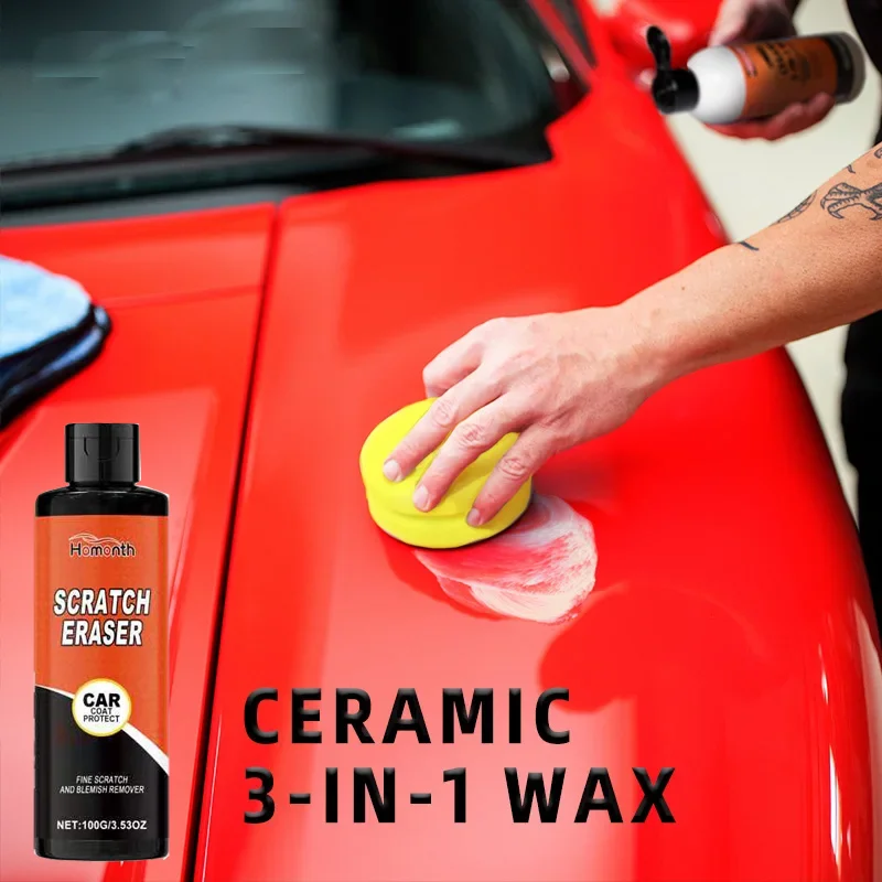Hydroshine Car Ceramic 3-in-1 Wax Coating – Waterless Polish, Protection & High-Gloss Quick Detailer 1